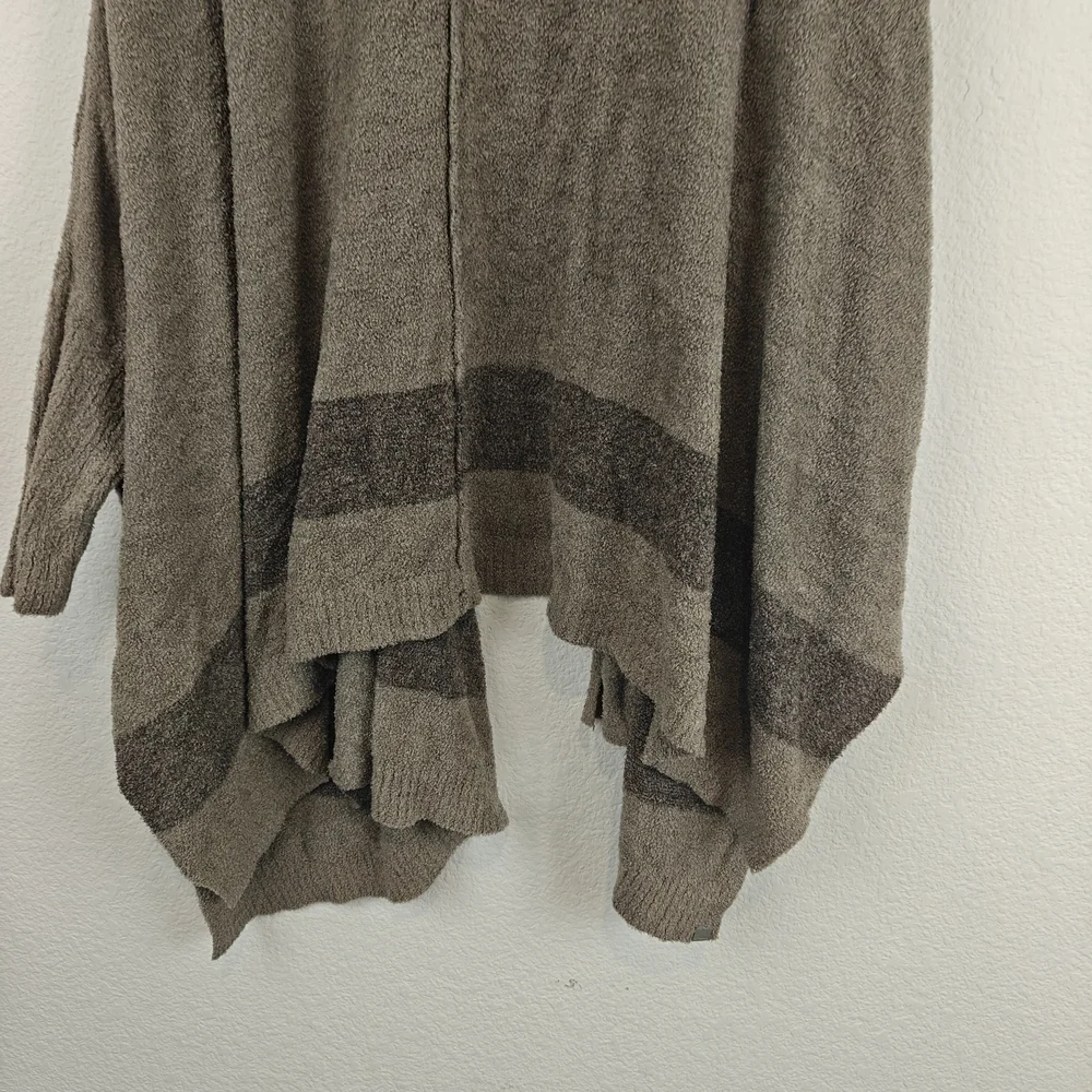 Barefoot Dreams Women Cliffside Dolman Sleeve Cardigan One Size Gray Open Front - Picture 13 of 16